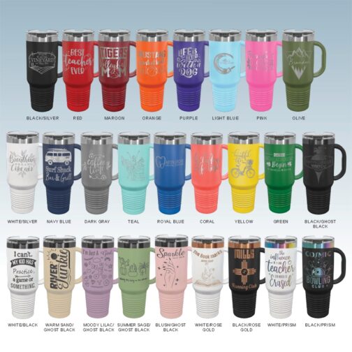 Travel Mug 40 oz. With Handle - Image 4