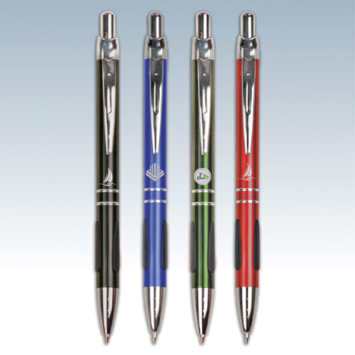 Ballpoint Pens with Rubber Grips