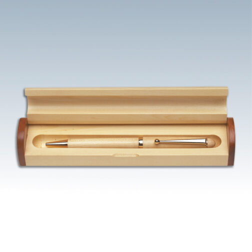 Pen Cases - Wooden Maple Accent Cases