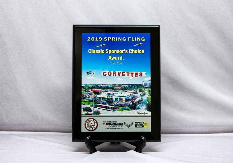 2019 Spring Fling Piano Finished Plaque
