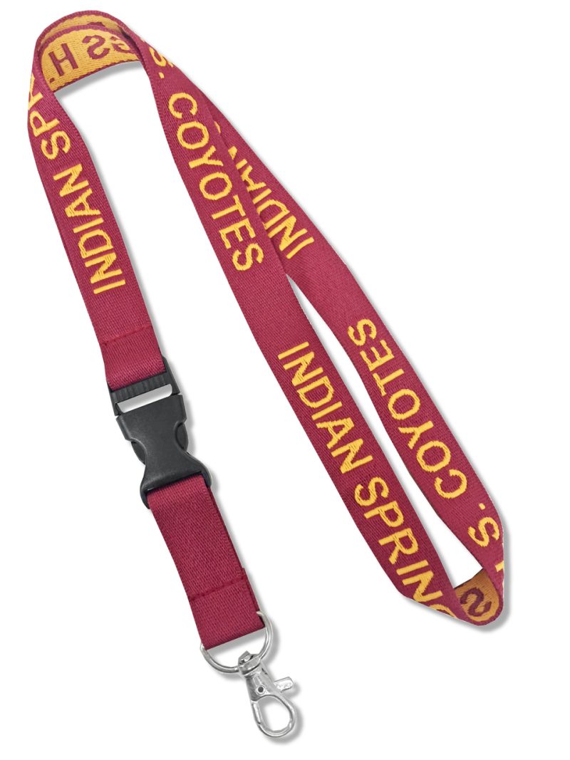 Text Only Woven-In Lanyard