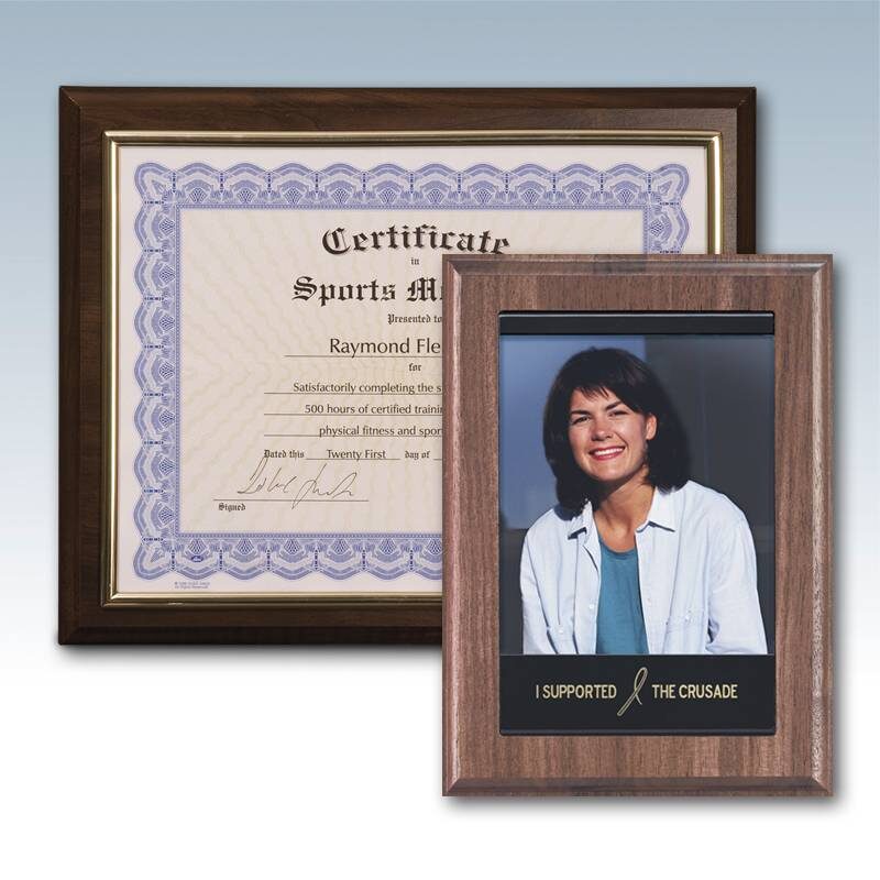 Photo & Certificate Plaques