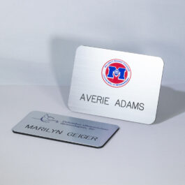 Plastic Printed and Engraved Name Tags