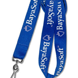 Economy Flat Polyester Lanyard