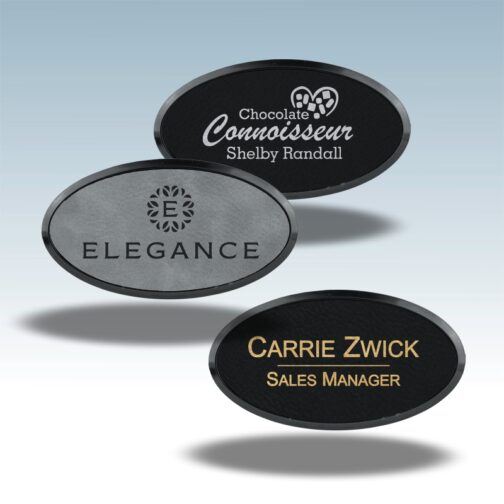 Framed Leatherette Badges - Image 2