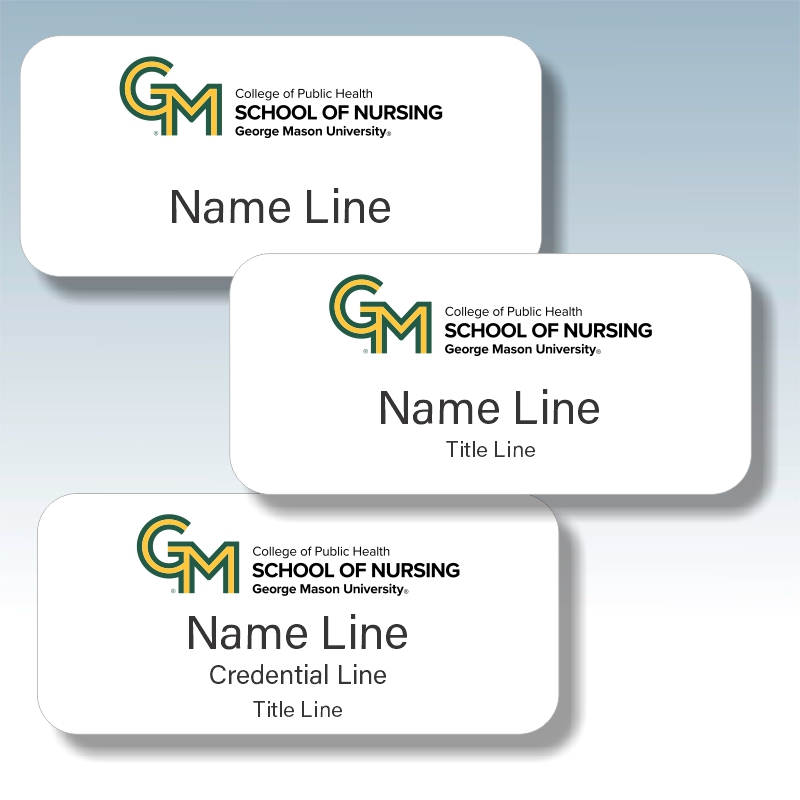 George Mason School of Nursing Name Tags