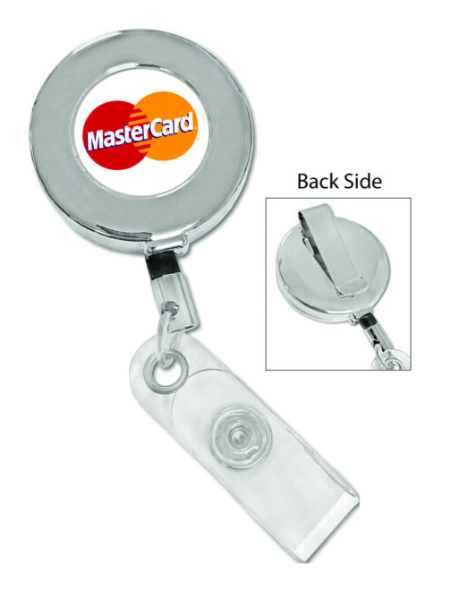 Metal Chrome Custom Badge Reel