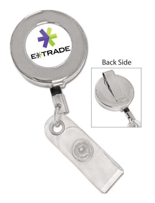 Metal Chrome Custom Badge Reel - Image 2