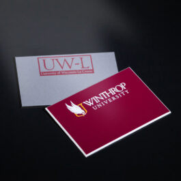 Plastic Printed Blank Name Tags (Logo with No Names)