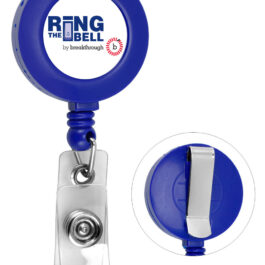 Round Badge Reel with Sliding Clip