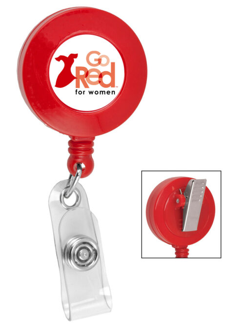 Round Badge Reel with Swivel Clip - Image 3