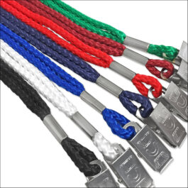 Round Lanyard w/ Bulldog Clip