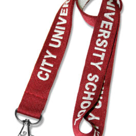 Text Only Woven-In Lanyard