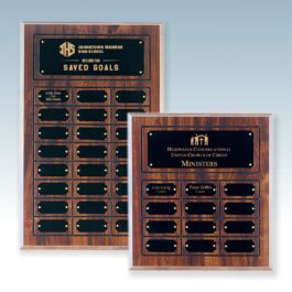 Veneer Cherry with Border Perpetual Plaque