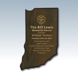 Indiana State Plaque