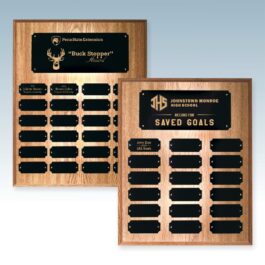 Veneer Oak Perpetual Plaque