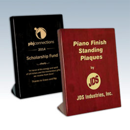 Piano Finish Standing Plaque