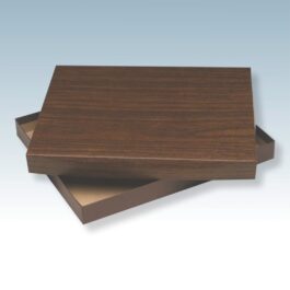 Walnut Foiled Plaque Boxes