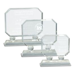 Ball Pedestal Crystal Award