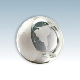 Clipped Globe Paperweight