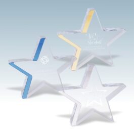 Color Edge Star Acrylic