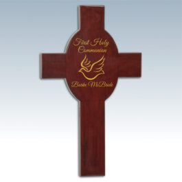 Cross Plaque – Rosewood