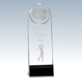 Crystal 3D Golf Ball Award