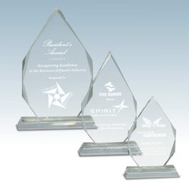 Diamond Facet Crystal Award