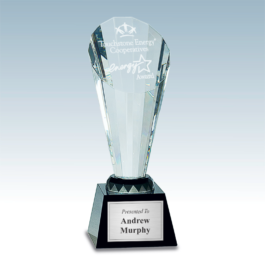 Facet Rising Spire Crystal Award