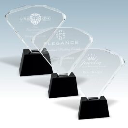 Fan Facet Crystal Award