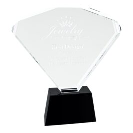 Fan Facet Crystal Award