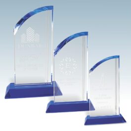 Linear Accent Arch Crystal Award