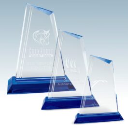 Linear Accent Ridge Crystal Award