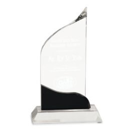 Sloped Crystal Award