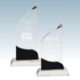 Sloped Crystal Award