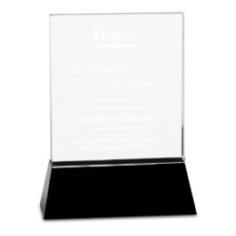 Square Wedge Crystal Award