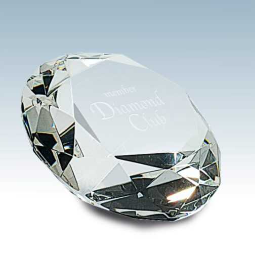 Crystal Diamond Paperweight