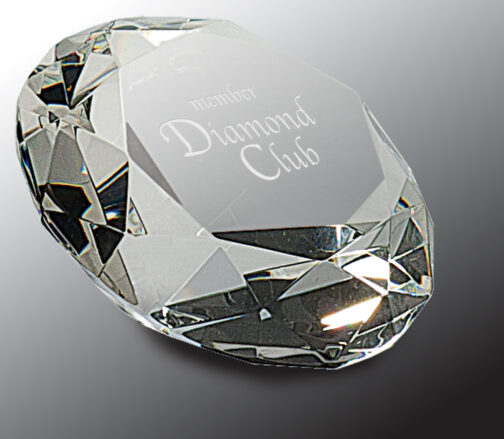 Crystal Diamond Paperweight - Image 3