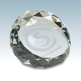 Crystal Facet Paperweight