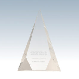 Crystal Facet Triangle Award