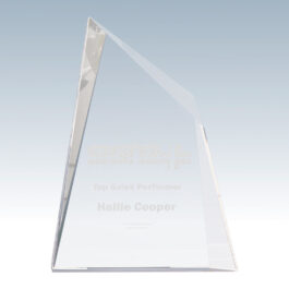 Crystal Facet Wedge Award