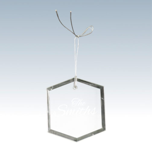 Crystal Hexagon Ornament