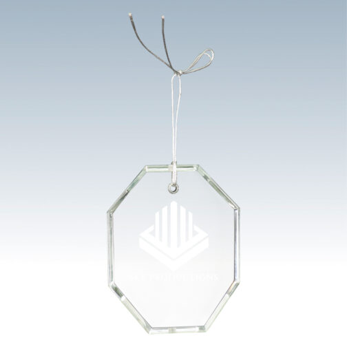 Crystal Octagon Ornament