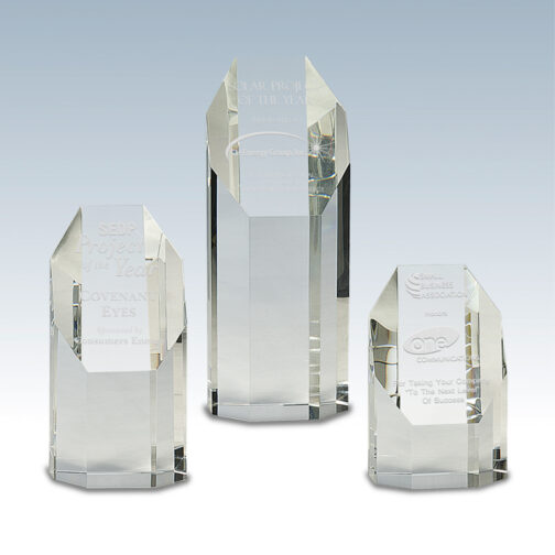 Crystal Octagon Tower Award