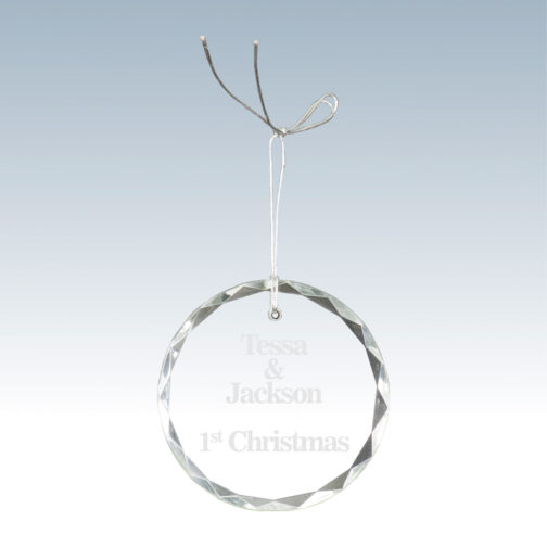 Crystal Round Ornament