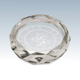 Crystal Round Paperweight