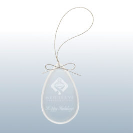 Crystal Teardrop Ornament