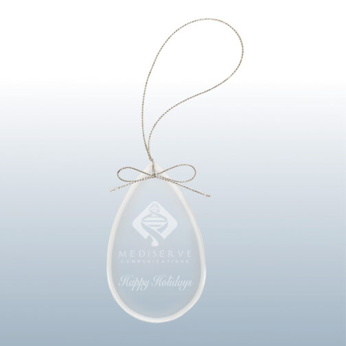 Crystal Teardrop Ornament