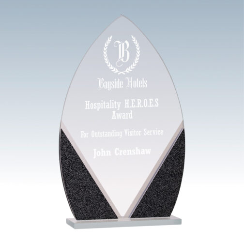 Designer Oval Glass Award