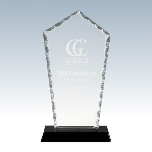 Diamond Facet Glass Award